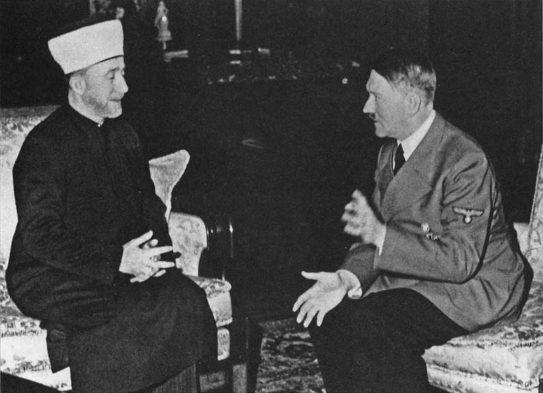 Adolf Hitler receives the Grand Mufti of Jerusalem Mohammed Amin al-Husseini